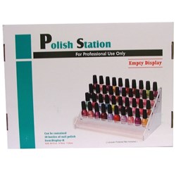 Counter Top Polish Station Display Clear Acrylic